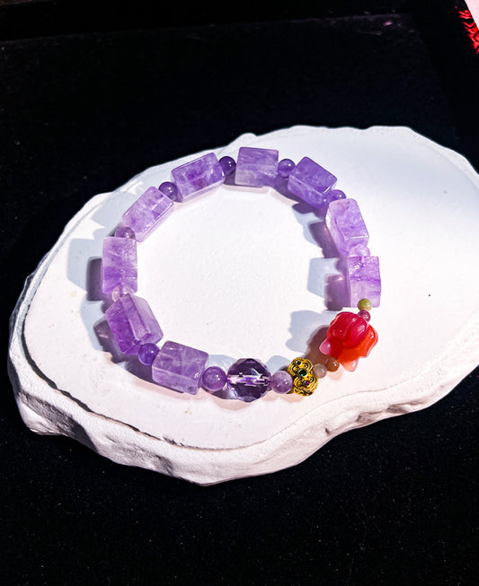 "Natural Crystal Bracelet: A Premium Healing Gift for Mind and Spirit"